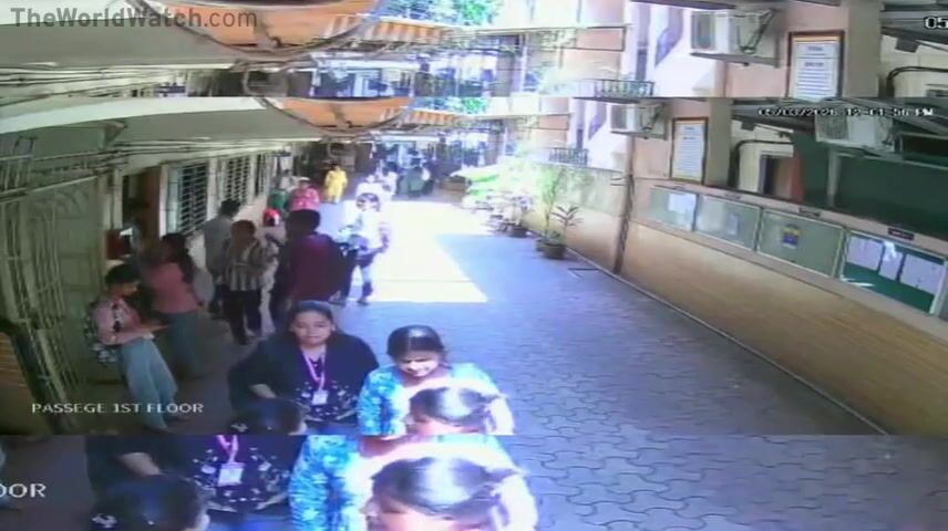 Man at a meeting with the principal abruptly ends it