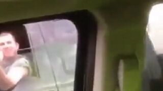 Road Rage Man Learns the instant Laws of Karma