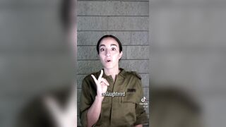 Female IDF Officer talks of the Destruction of War Personally