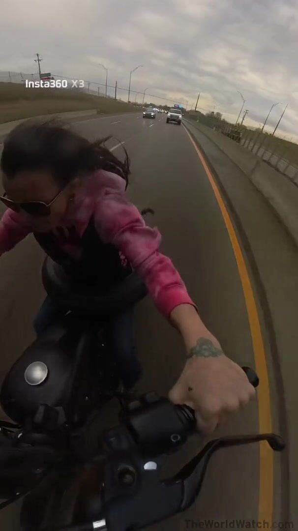 Texas Woman Gets Into An Accident On Slippery Road