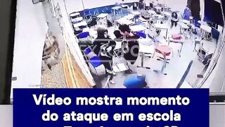 HORROR: Terrifying School Shooting Caught on CCTV.
