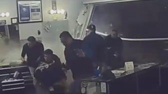 Car crashes into a barber shop in Euless, TX