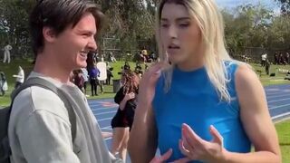 Average guy vs female athletes in a race