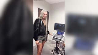 LGBTQI+ influencer pretends to be pregnant at the doctors office
