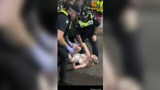 Blonde with some Attitude "Resisting" Arrest