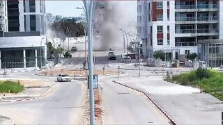 " an Iranian missile fell on the Or Yehuda area in central Israel."