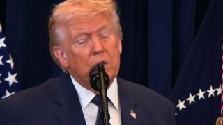 Reporter asks Trump why he is the only one saying US did not bomb School