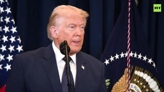 Reporter asks Trump why he is the only one saying US did not bomb School