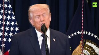 Reporter asks Trump why he is the only one saying US did not bomb School