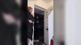 British Girls create extreme online controversy with this clip of them receiving a Pizza.