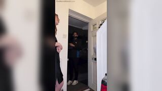 British Girls create extreme online controversy with this clip of them receiving a Pizza.