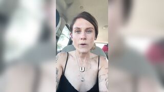 Notice her little kid in the back, I wonder what she will be like as she gets older