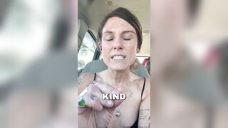 Notice her little kid in the back, I wonder what she will be like as she gets older