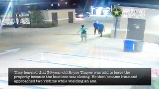 AXE-Wielding Man Disarmed By Car Wash Employees In Florida