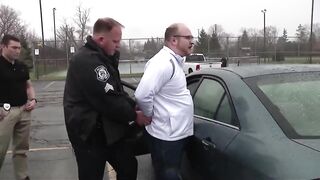 This Guy.....Walking out of a Police Station Assaults Reporter......