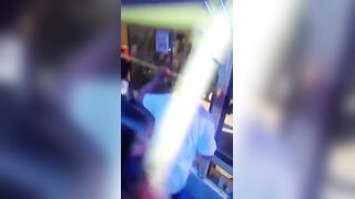 A bus belonging to the Translicsa company was shot at in San Martín de Porres: the driver received at least three shots.