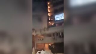 This is reportedly a street in Tel Aviv, Israel. That is Israeli government are Lyin