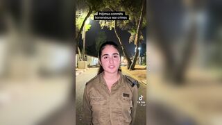 Female Israeli Soldier Released this on Tik-Tok, Is she Reading Off of a Card?