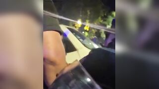 drunk transvestite resisted a traffic stop and ran over a female police officer