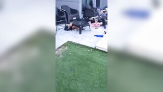 Who was the suspect who died in a shootout with police during a pool party in Esteban Echeverría?