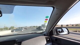 Man Films Himself Escaping a Terrorist Attack w/ His Family While Driving on The Freeway in Israel!