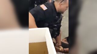 Officer Unleashes his Inner Mike Tyson on Belligerent Woman Who Bites Him