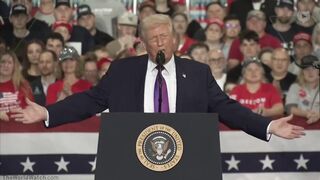 Trump larps about the supposed success in Iran.