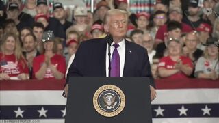 Trump larps about the supposed success in Iran.