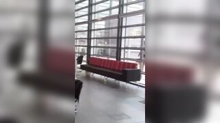 An intense knife battle broke out in front of Britain's Langley College in Slough