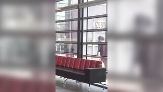 An intense knife battle broke out in front of Britain's Langley College in Slough