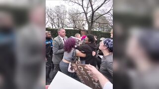 Fight Breaks Out After Erika Kirk Presser In Arkansas