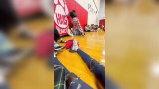 Black girl brutally attacks a White girl at Hendersonville Middle School in NC while everyone watches.