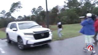 Anne Mae Demegillo was seen running out of jail after being charged with manslaughter