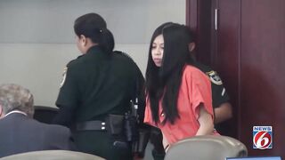 Anne Mae Demegillo was seen running out of jail after being charged with manslaughter