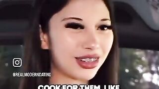 Girl with Braces will not Cook, but For Sure will Suck your D*ck