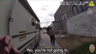 NEW: LAPD breaks arm of topless woman during arrest .