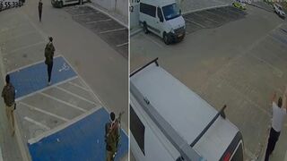 Wait for It: Hamas Uses an RPG on a Civilian Van, Killing The Driver (Recovered Footage from Oct 7th)