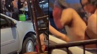 car was being driven by a 30-year-old woman who was drunk and did not have a license