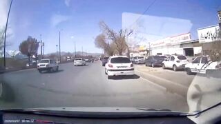 Video taken from a Dashcam during the Strike on Iran