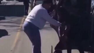 Woman mauled by Dog in NYC as Man records