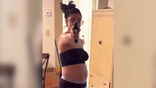 Would You Trust your Pregnant Gf Pointing 2 Loaded Guns at you?