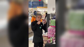 Ben Stiller tries promoting his soda brand in a grocery store while most customers co