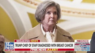 BREAKING: President Trump addressed Susie Wiles' early-stage breast cancer diagnosis
