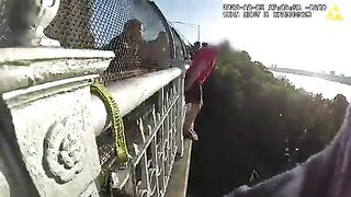 FEEL GOOD: Awesome Cop Talks Suicidal Man out of Jumping off Bridge.
