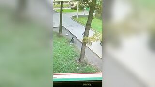 Mother saves Her Child that fell into a Sewer