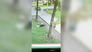 Mother saves Her Child that fell into a Sewer