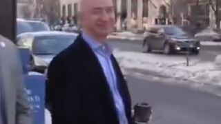 Man sees Jeff Bezos (3rd Richest Man in the World) Owner of Amazon, asks a Prime Question