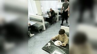 Heroic Waiter does this All the Time for this Homeless Kid