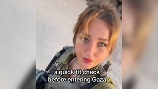 Israeli Female Special Forces is going Viral...Makin Sure She looks Fine