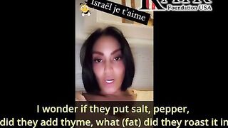 French Model in Hot Water after asking "What Seasoning" did Hamas Use on Jewish Baby Backed Alive in an Oven